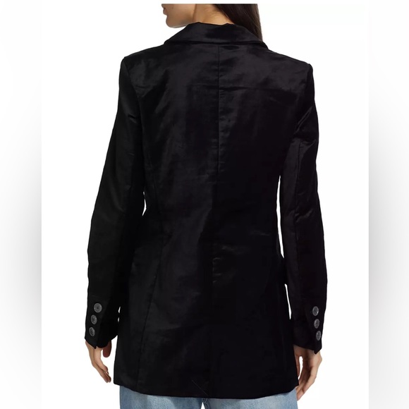 Free People Cosmo double breasted velvet jacket. Sz S/M - Picture 4 of 7